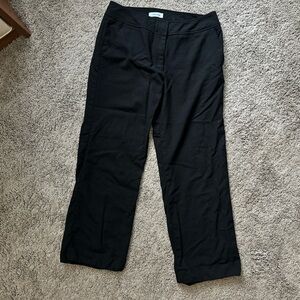 Calvin Klein Black Wool Pants - 12